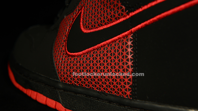 Nike Dunk High Superhero Black Red 5