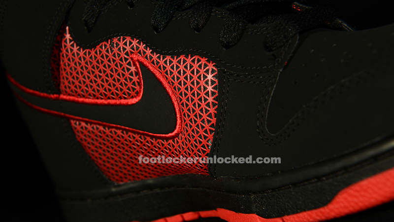 Nike Dunk High Superhero Black Red 6
