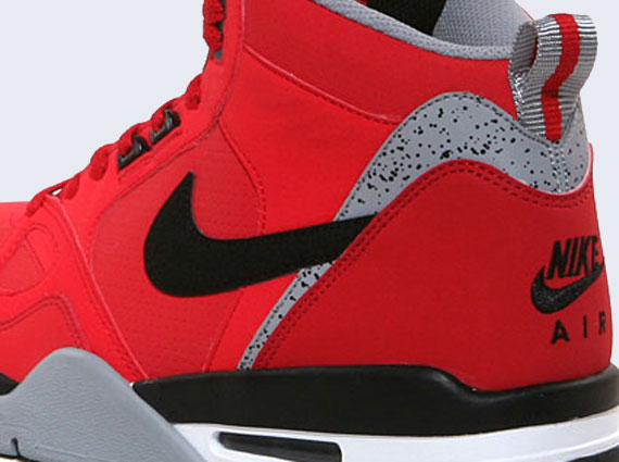 Nike air flight 2013 red sales grey black