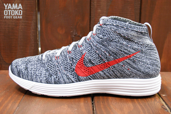 Nike Flyknit Chukka Wolf Grey Black White 05