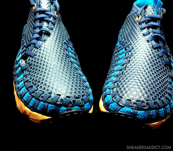 Nike Footscape Chukka Woven Motion Blue Yellow 3