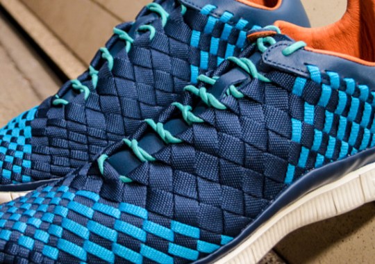 nike free inneva woven squadron blue neo turquoise sail 1