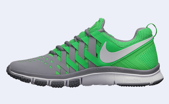 Nike Free Trainer 5 0 Poison Green Stadium Grey 3