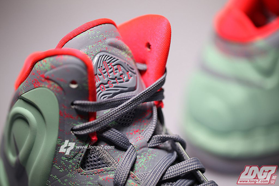 Nike Hyperposite Mint Grey Red 9