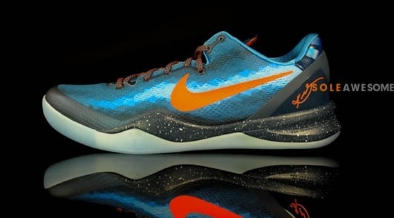 Nike Kobe 8 Blitz Blue Orange 09