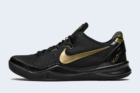 Nike Kobe 8 - Black - Metallic Gold 