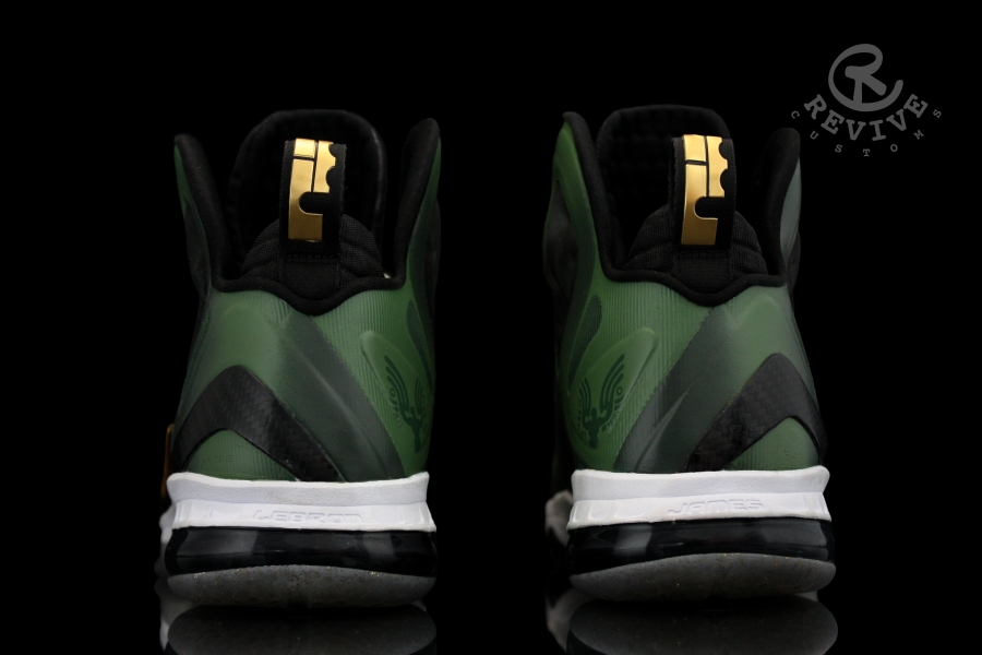 Nike Lebron 9 Elite Master Chief Customs 03