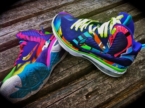 Nike Lebron 9 What The 90s Custom 01