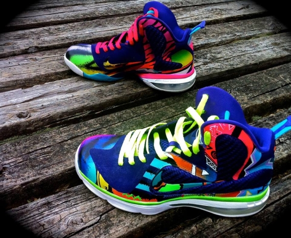 Nike Lebron 9 What The 90s Custom 07