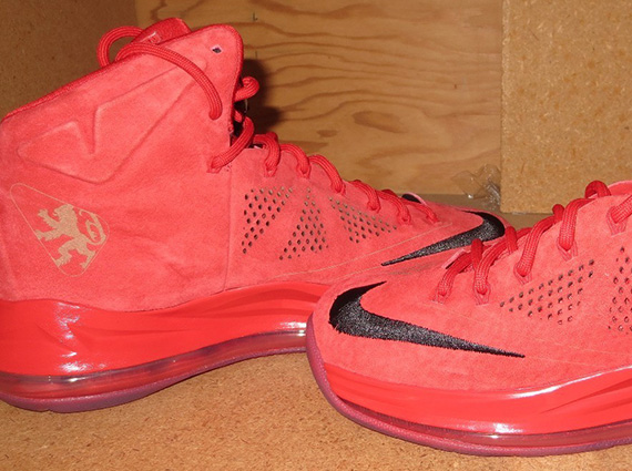 red suede lebron 1