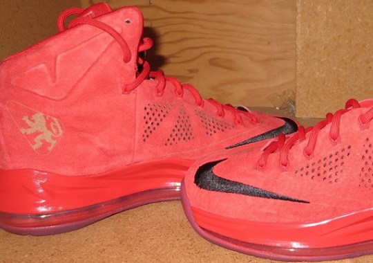 Nike LeBron X EXT “Red Suede” on eBay