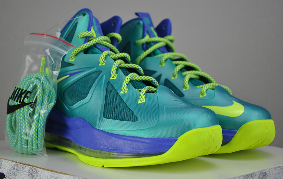 Nike Lebron X Gs Sport Turquoise Volt 2