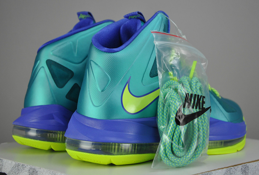 Nike Lebron X Gs Sport Turquoise Volt 5