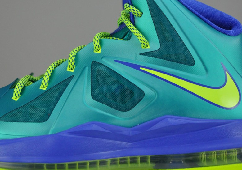 Nike LeBron X GS – Sport Turquoise – Volt