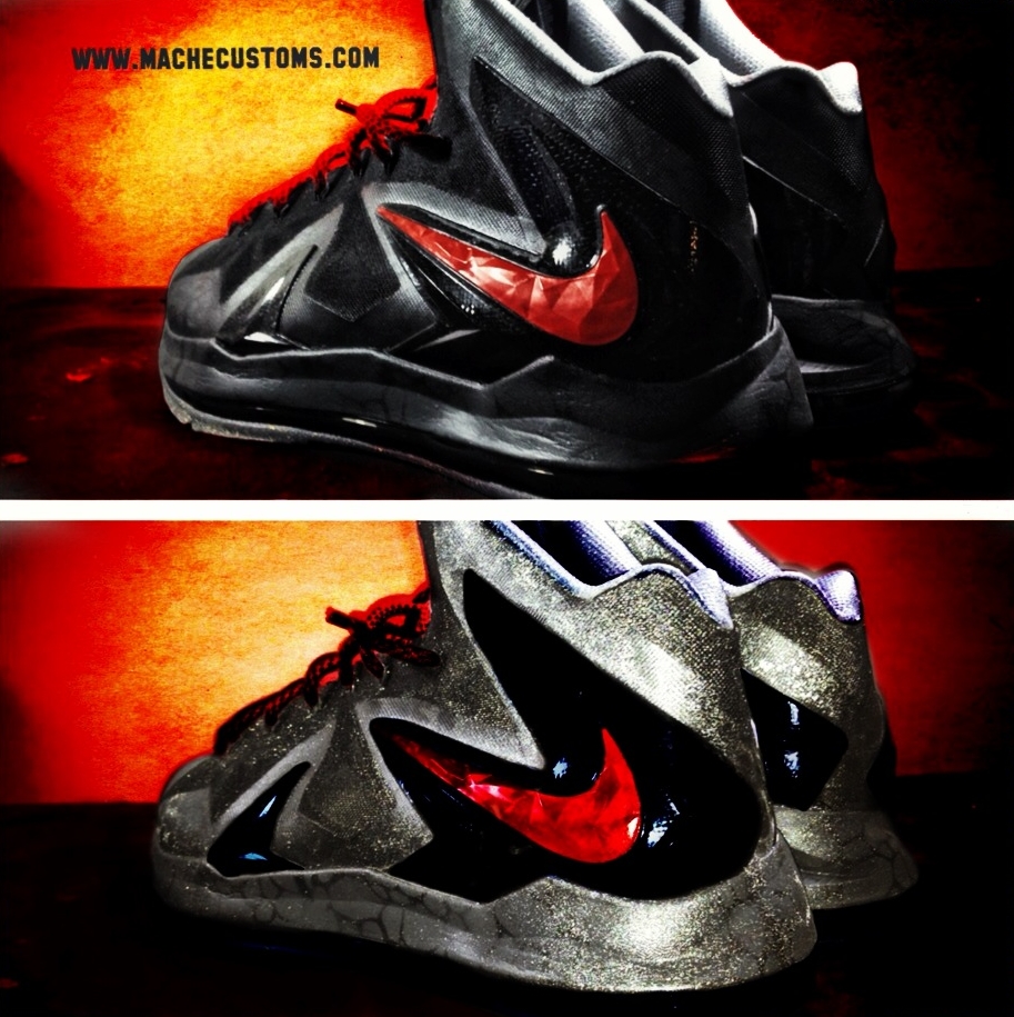 Nike Lebron X Killer Elite By Mache Customs 6