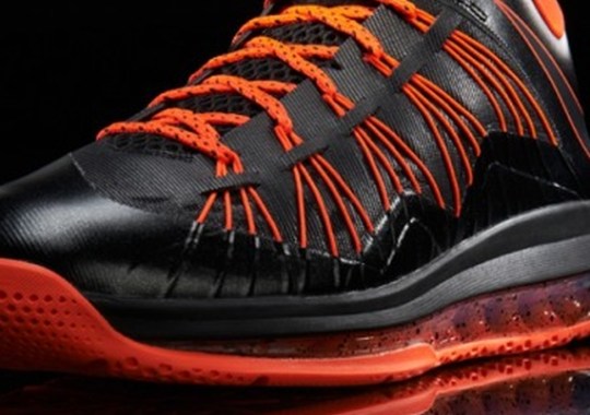 nike yeezy lebron x low black crimson release date