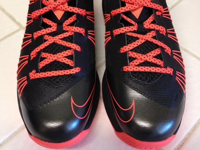 Nike Lebron X Low Black Total Crimson 7
