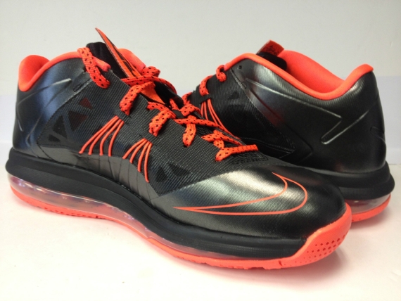 Nike LeBron X Low - Black - Total Crimson | Release Reminder ...