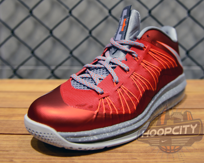 Nike Lebron X Low University Red Pure Platinum Stadium Grey 03