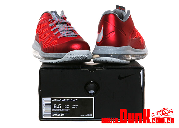 Nike Lebron X Low University Red Release Date 01