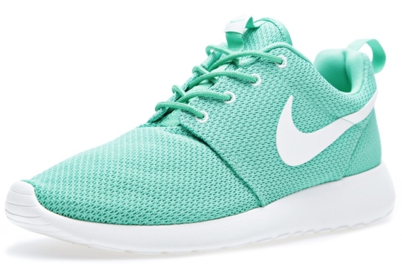 Nike Roshe Run Green White 02