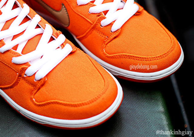 Nike Sb Dunk High Orange Canvas 4