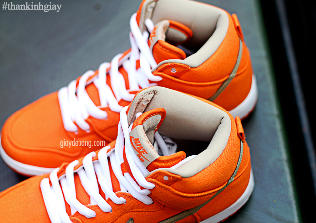 Nike Sb Dunk High Orange Canvas 5