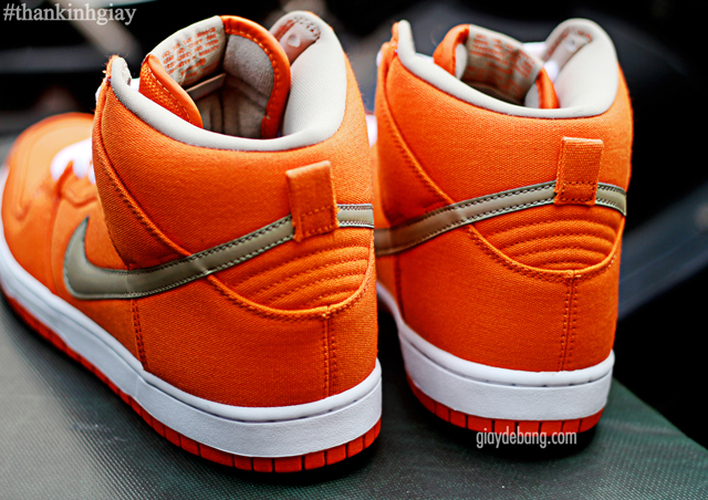 Nike Sb Dunk High Orange Canvas 6