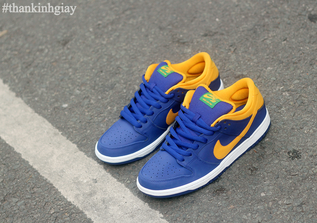 nike sb dunk low blue and yellow