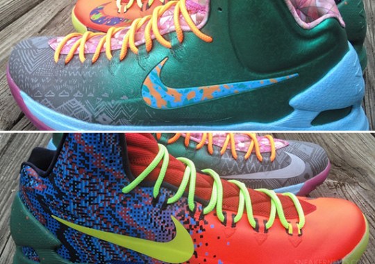 nike what the kd v customs mache