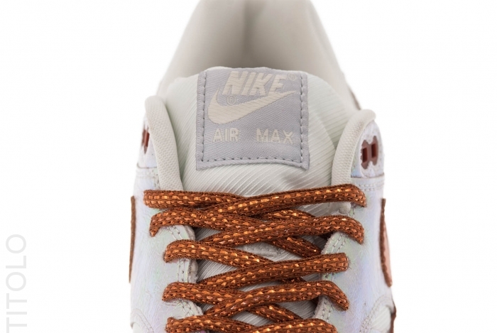 Nike Wmns Air Max 1 Sail Rugged Orange Metallic Luster Preorder 5