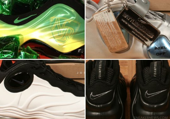 ShoeZeum Lists 50 Nike Foamposite eBay Auctions