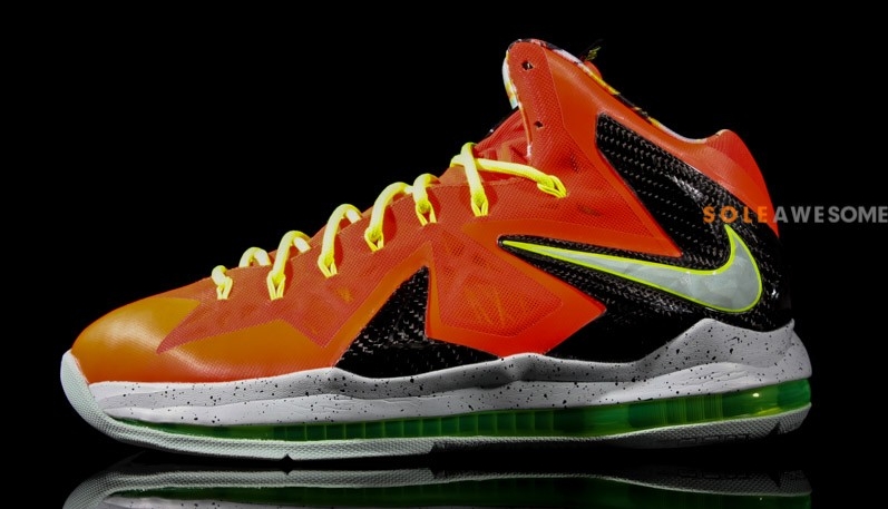 Total Crimson Nike Lebron X Elite 07