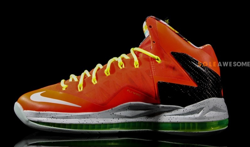 Total Crimson Nike Lebron X Elite 09