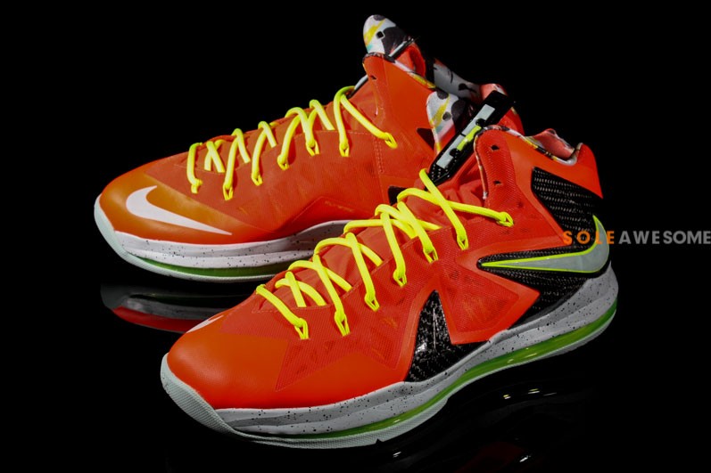 Total Crimson Nike Lebron X Elite 10