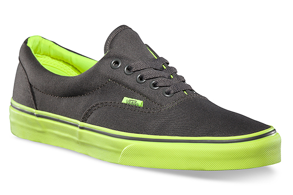 Vans hotsell green sole