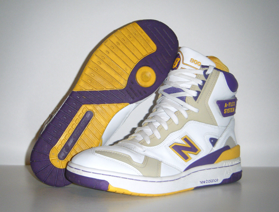New Balance BB900PY James Worthy High Lakers Shoes Sz 12