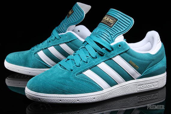 adidas Skateboarding Busenitz - Teal - Running White - SneakerNews.com