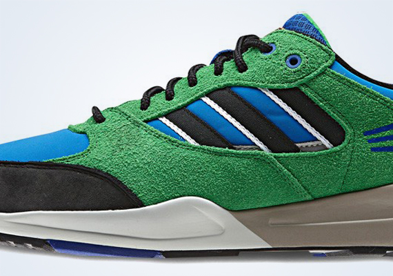 Adidas Originals Tech Super Bluebird Black Real Green 1