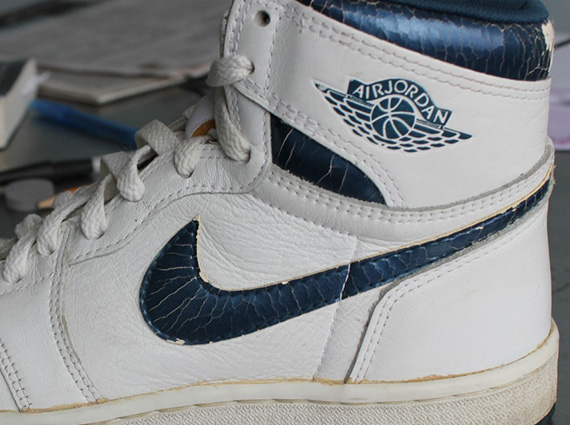 Air Jordan - White - Metallic Blue | OG Pair on eBay - SneakerNews.com