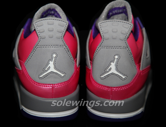 Air Jordan 4 Gs Pink Purple 005
