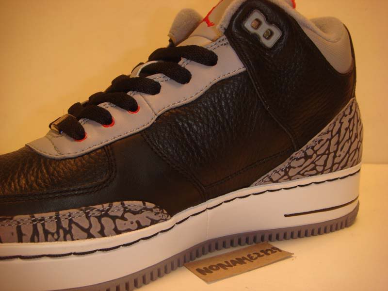 Air Jordan Iii Black Cement Force Fusion Unreleased Sample 04