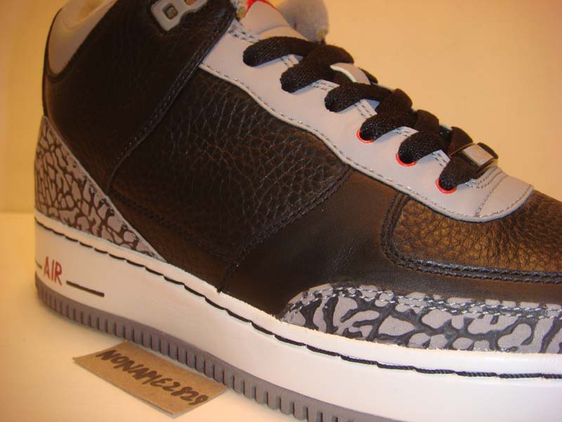Air Jordan Iii Black Cement Force Fusion Unreleased Sample 06