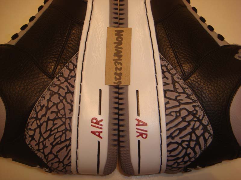 Air Jordan Iii Black Cement Force Fusion Unreleased Sample 13