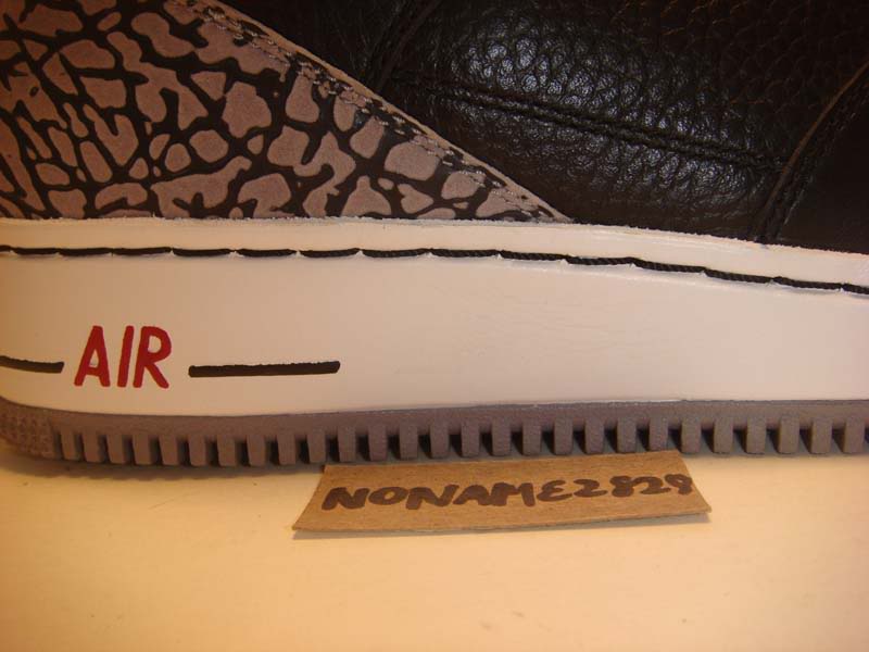 Air Jordan Iii Black Cement Force Fusion Unreleased Sample 14