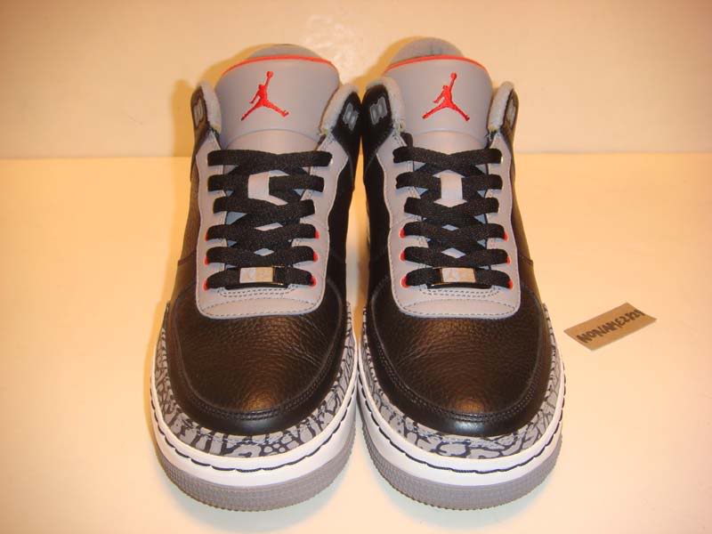 Air Jordan Iii Black Cement Force Fusion Unreleased Sample 26