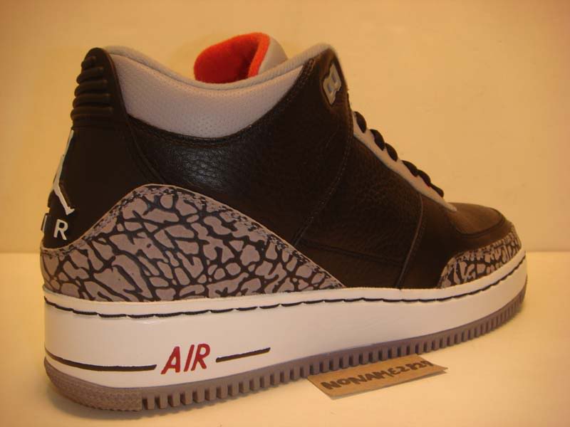 Air Jordan Iii Black Cement Force Fusion Unreleased Sample 27