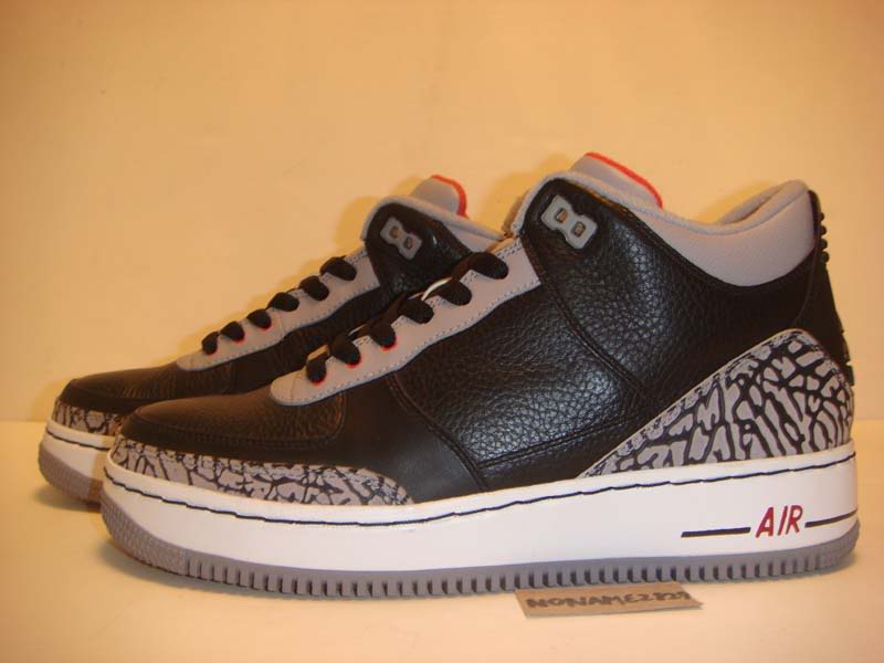 Air Jordan Iii Black Cement Force Fusion Unreleased Sample 28