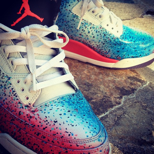 Air Jordan Iii Miami Nights Customs Fuda 03