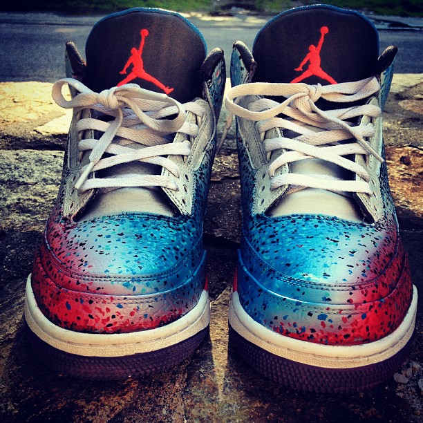 Air Jordan Iii Miami Nights Customs Fuda 04